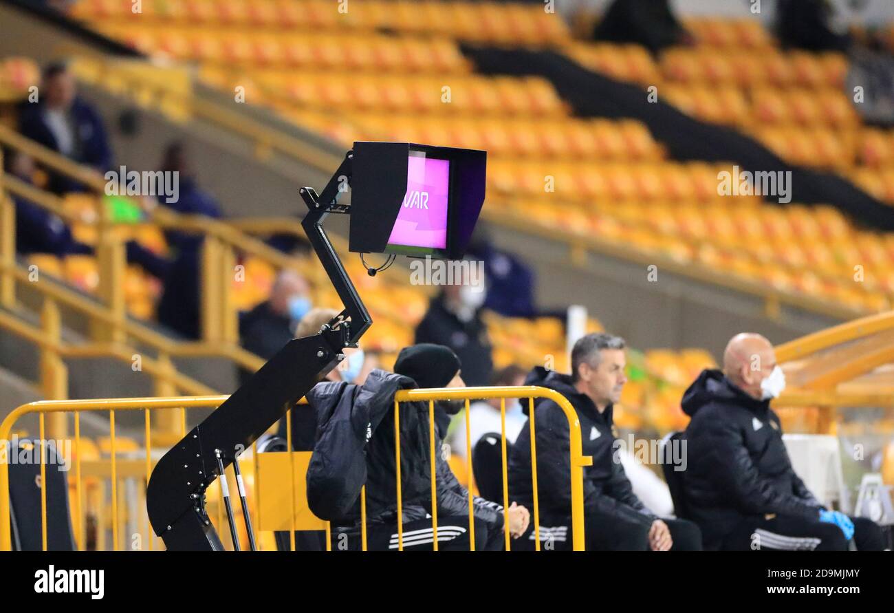 Der nicht verwendete VAR-Monitor Stockfoto