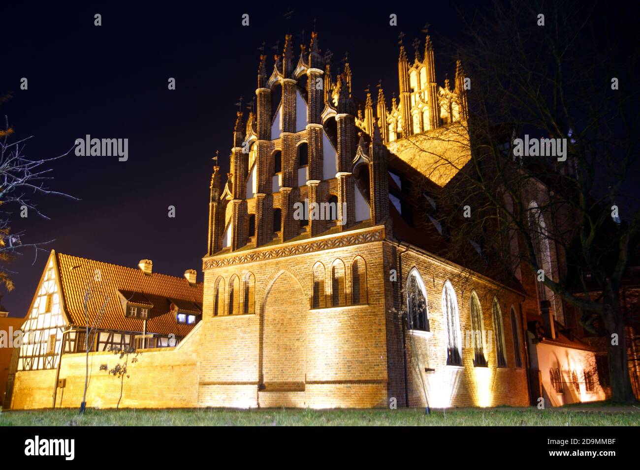 Kirche der Heiligen Dreifaltigkeit in der Altstadt von Gdańsk, Polen Stockfoto