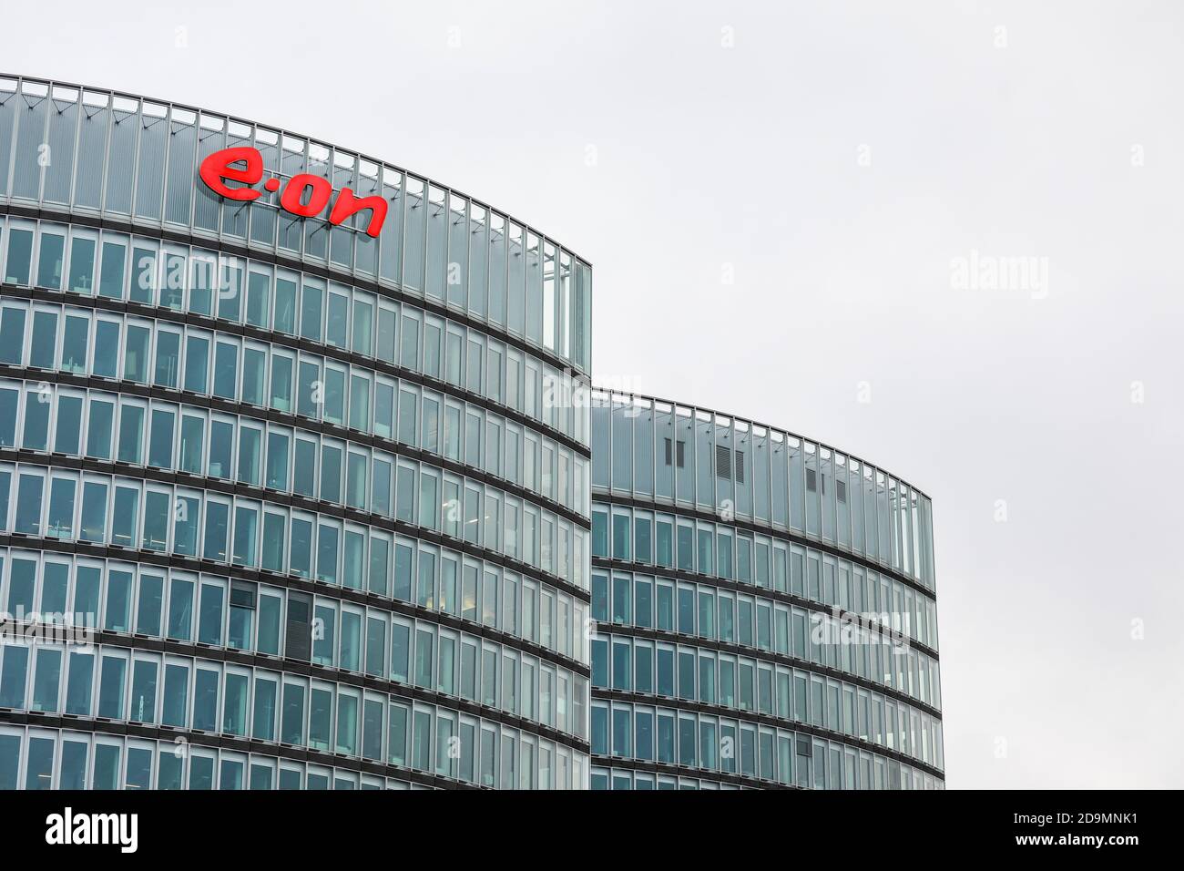 Hauptsitz der E.ON SE, Essen, Ruhrgebiet, Nordrhein-Westfalen, Deutschland Stockfoto