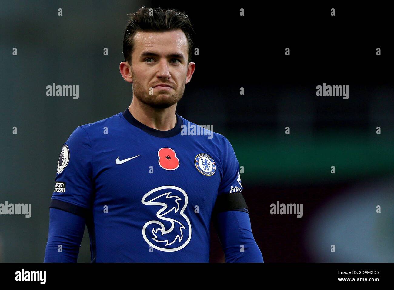 BURNLEY, ENGLAND. 31. OKTOBER Chelsea Ben Chilwell während der Premier League-Spiel zwischen Burnley und Chelsea in Turf Moor, Burnley am Samstag 31. Oktober 2020. (Quelle: Tim Markland, Mi News) Stockfoto