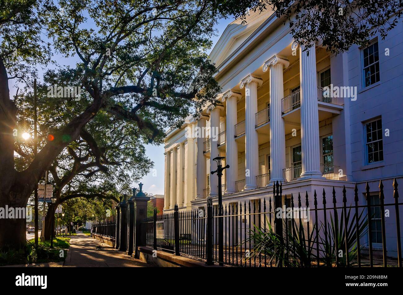 Barton Academy, die erste öffentliche Schule in Alabama, wird am 31. Oktober 2020 in Mobile, Alabama, abgebildet. Stockfoto