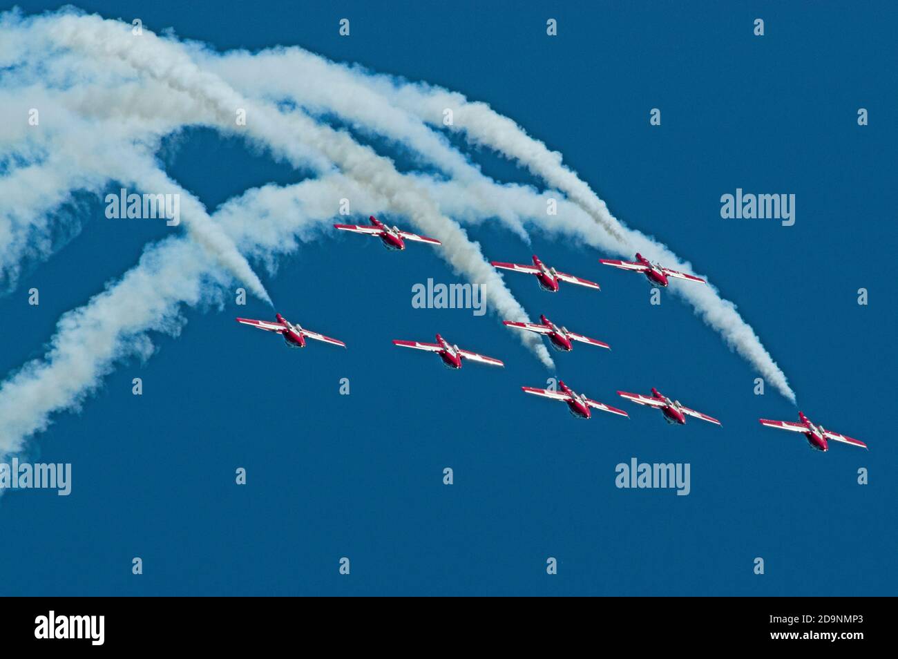 Canadian Airforce Snowbirds Stockfoto
