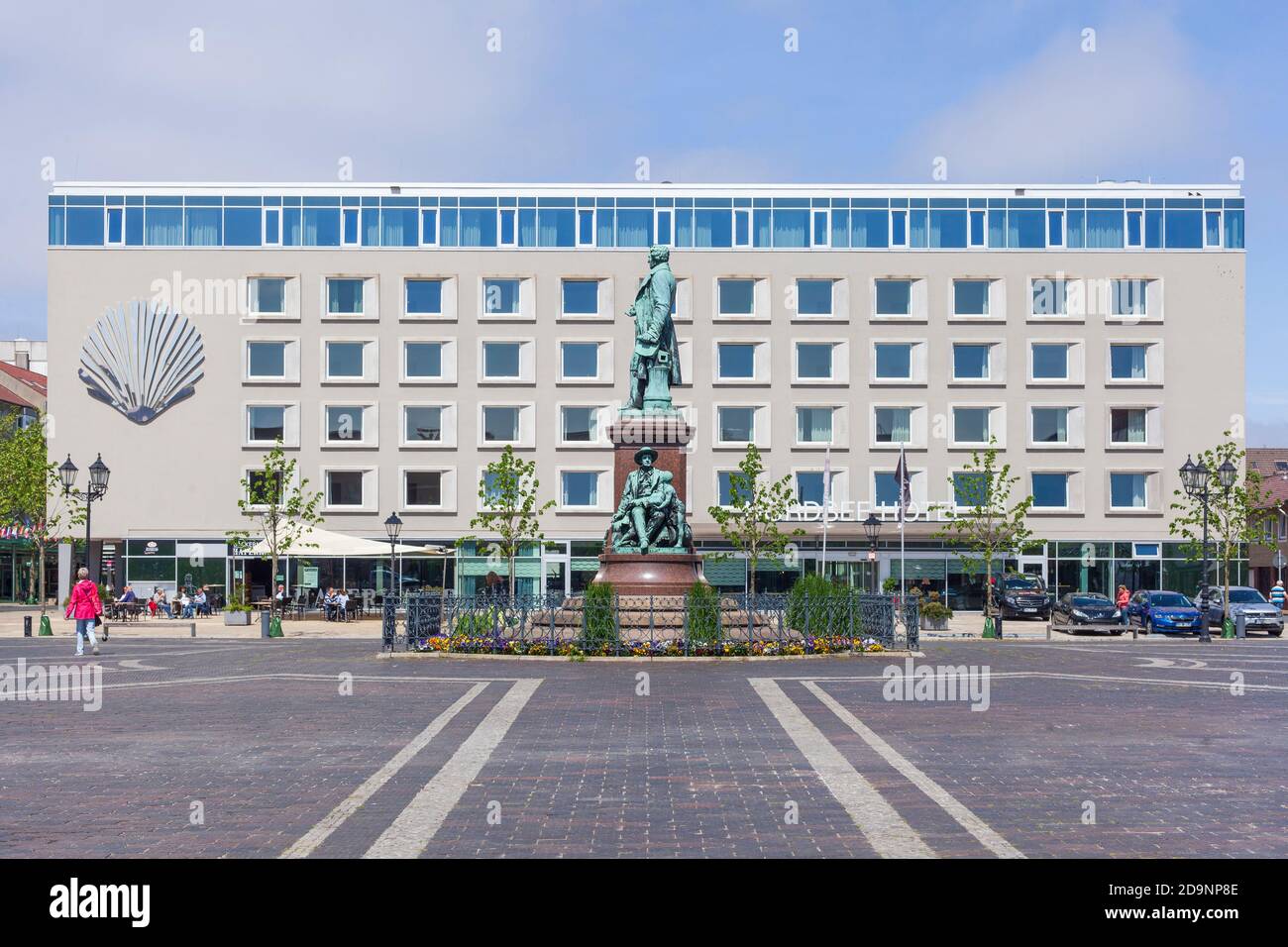 Nordseehotel am Theodor-Heuss-Platz, Bremerhaven, Bremen, Deutschland, Europa Stockfoto