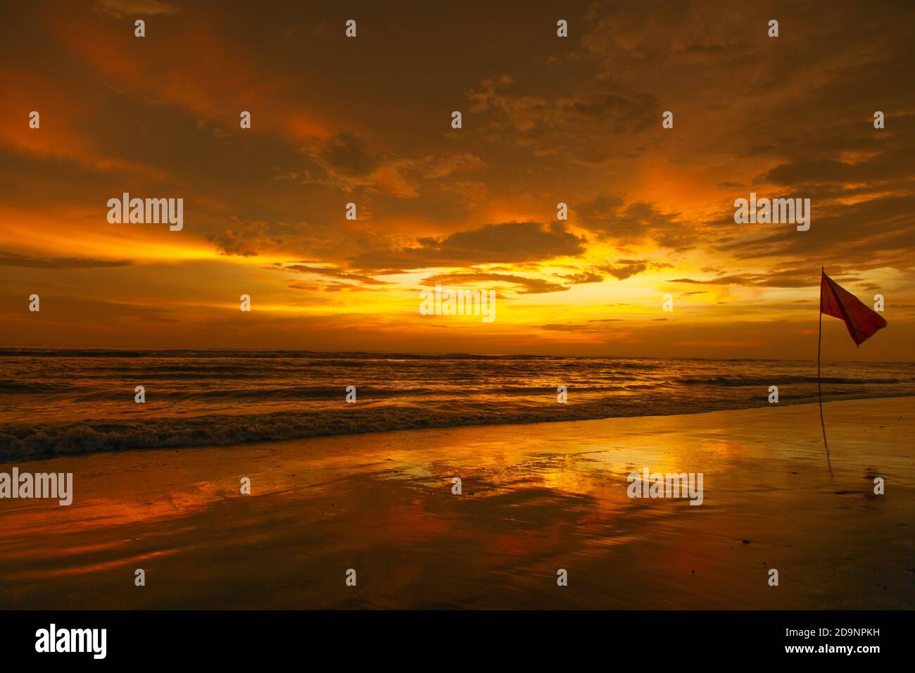 Wunderschöne Sonnenuntergänge von Bangladesch Stockfoto