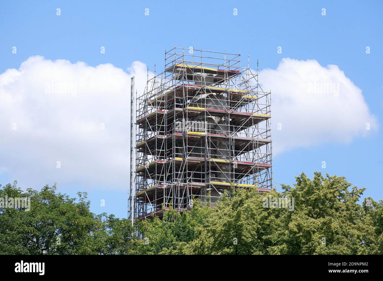 Bismarck-Denkmal im Alten Elbpark, Hamburg, Deutschland, Europa Stockfoto