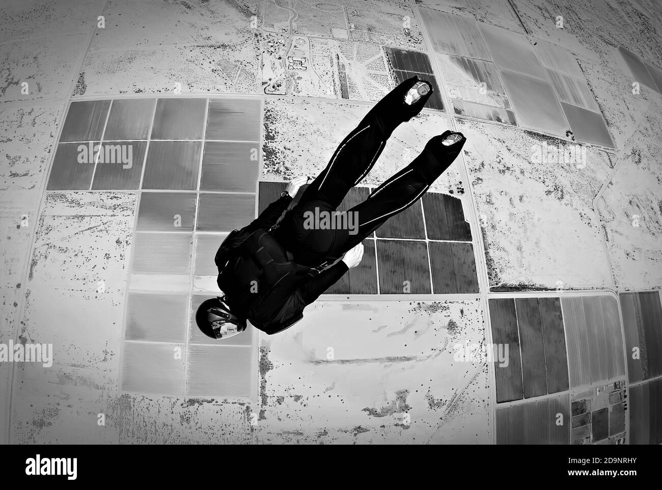 Fallschirmspringer Tracking starten Stockfoto