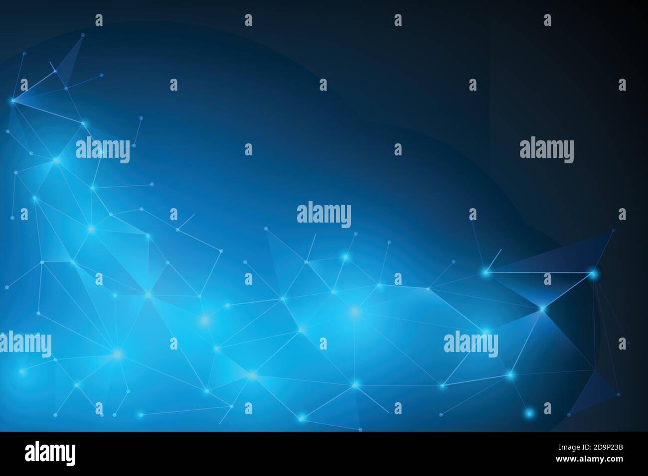 Futuristische Verbindung Poly Hintergrund Vektor und Illustration Stock Vektor