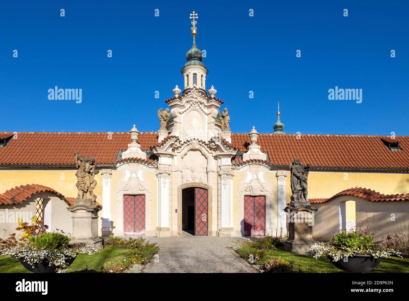 Wallfahrtskirche unserer Lieben Frau, Bila Hora, Prag, Tschechische Republik Stockfoto