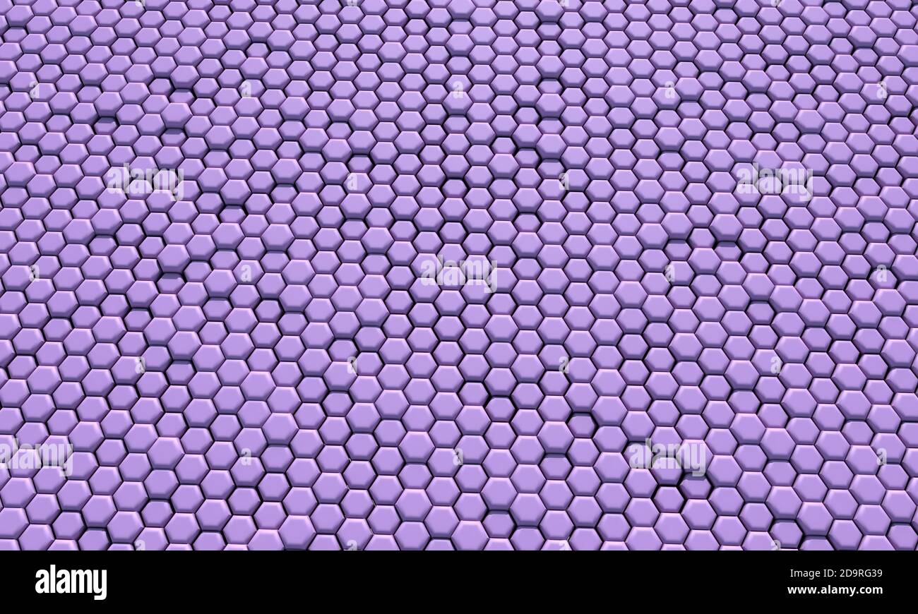 Abstrakter Wabenhintergrund . 3d-Illustration. Stockfoto
