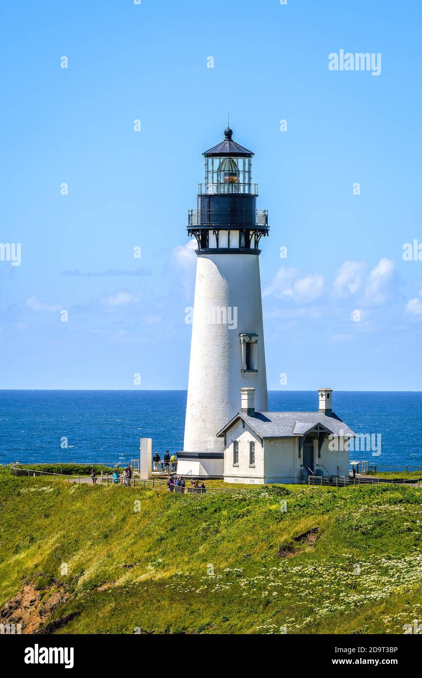 Yaquina Head Lighthouse, Oregon-USA Stockfoto