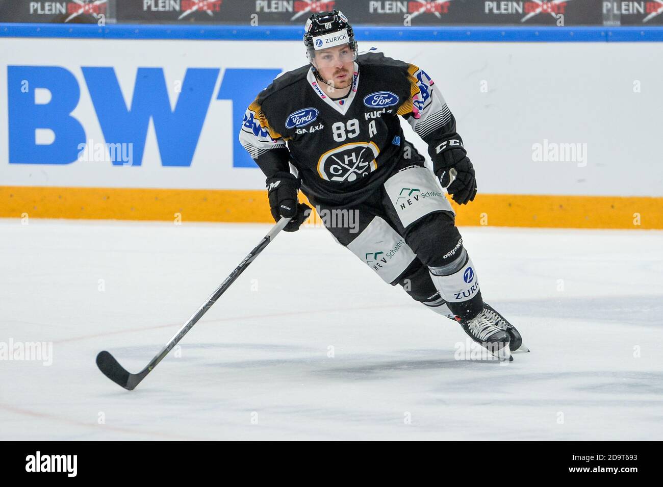 07.11.2020, Porza, Corner Arena, Cup: HC Lugano - ZSC Lions, #89 Mikkel Boedker (Lugano) (Schweiz/Deutschland/Österreich/Kroatien OUT) Stockfoto