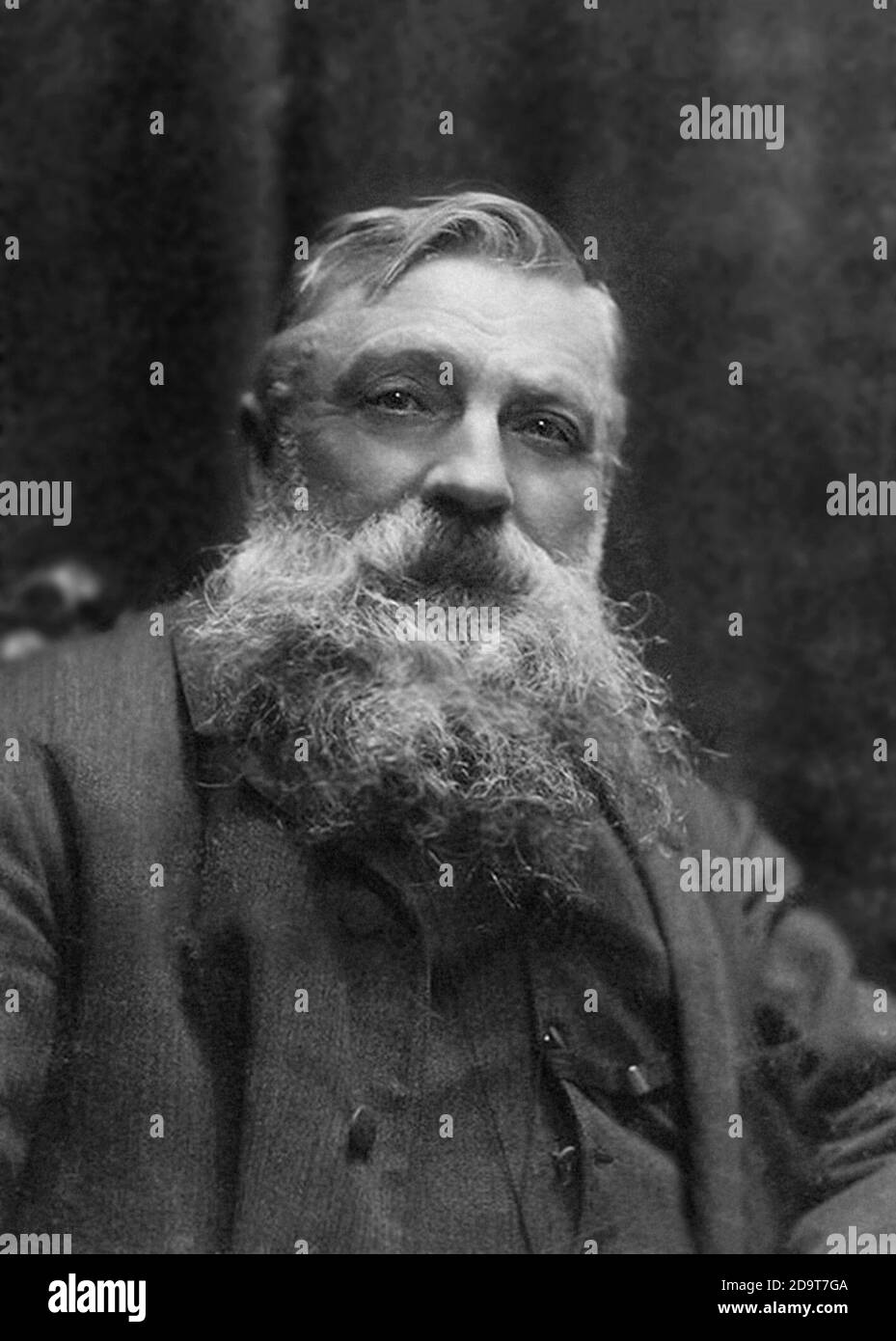 Rodin. Porträt des französischen Bildhauers Auguste Rodin (François Auguste René Rodin: 1840-1917) Stockfoto