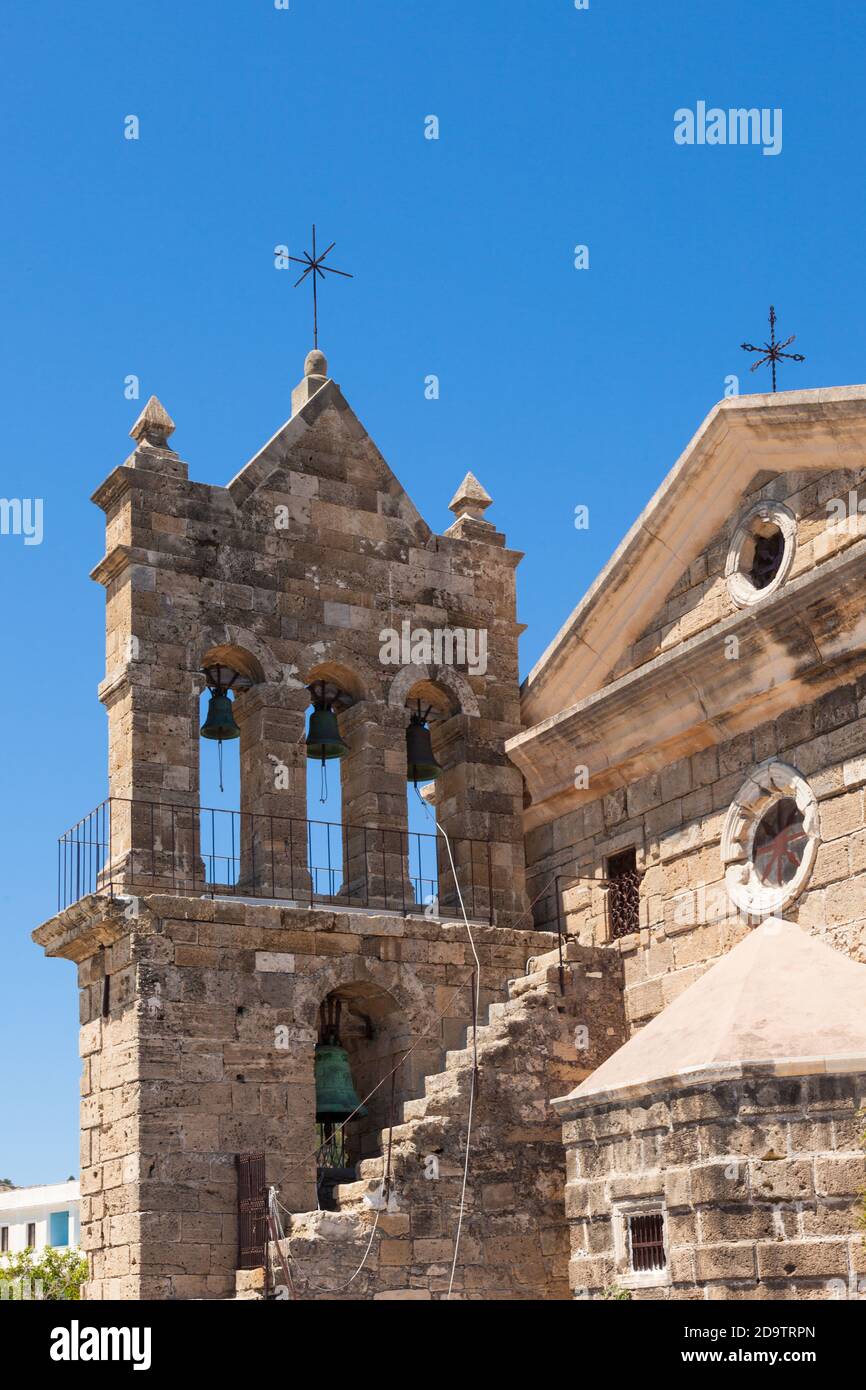 Alte Kirche in Zakyntos Stadt auf Zante Insel in Griechenland Stockfoto