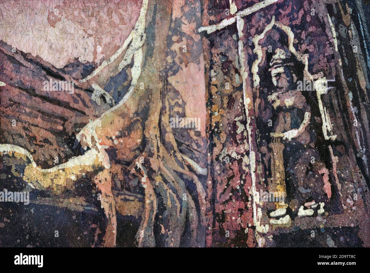 Cambodia Watercolor Stockfotos Und Bilder Kaufen Alamy