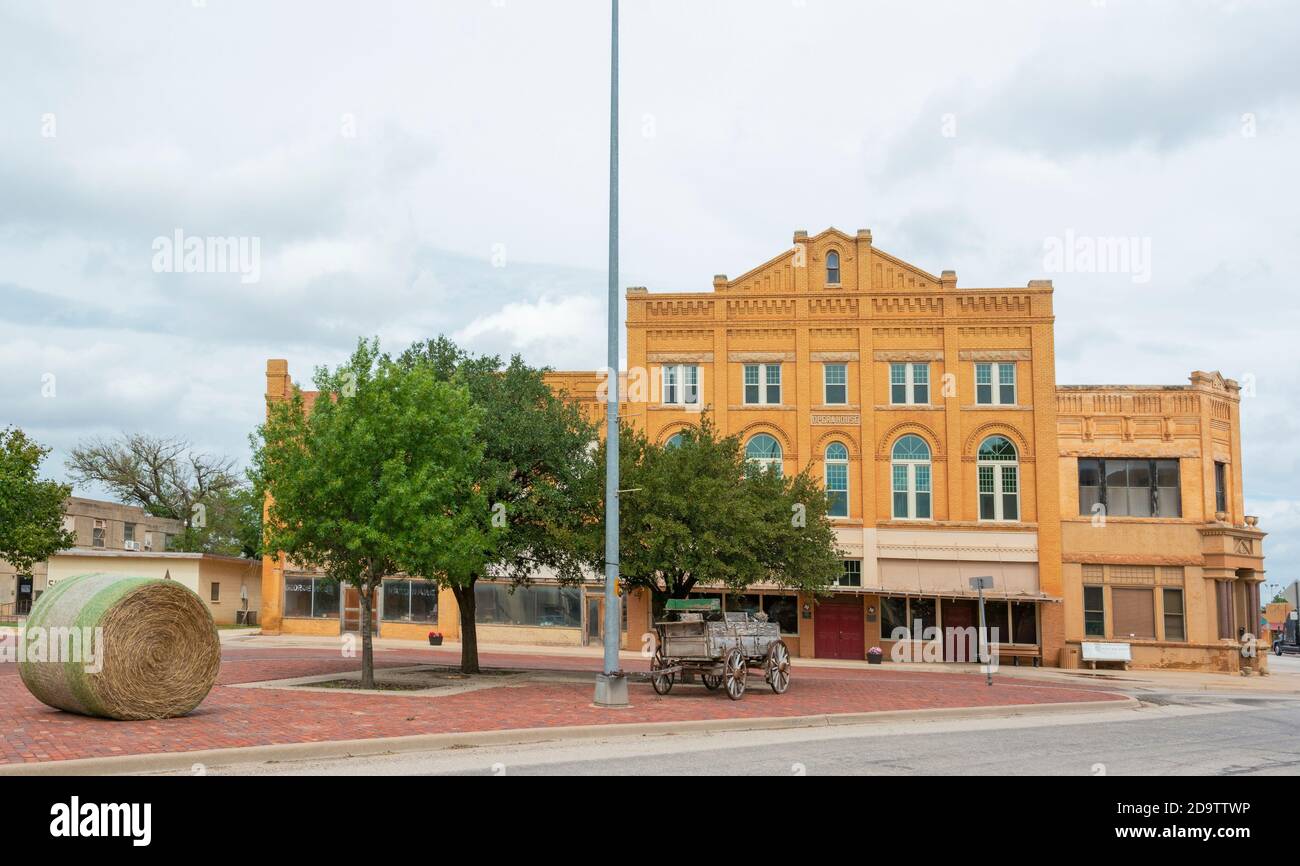 Texas, Anson, Opera House erbaut 1907 Stockfoto