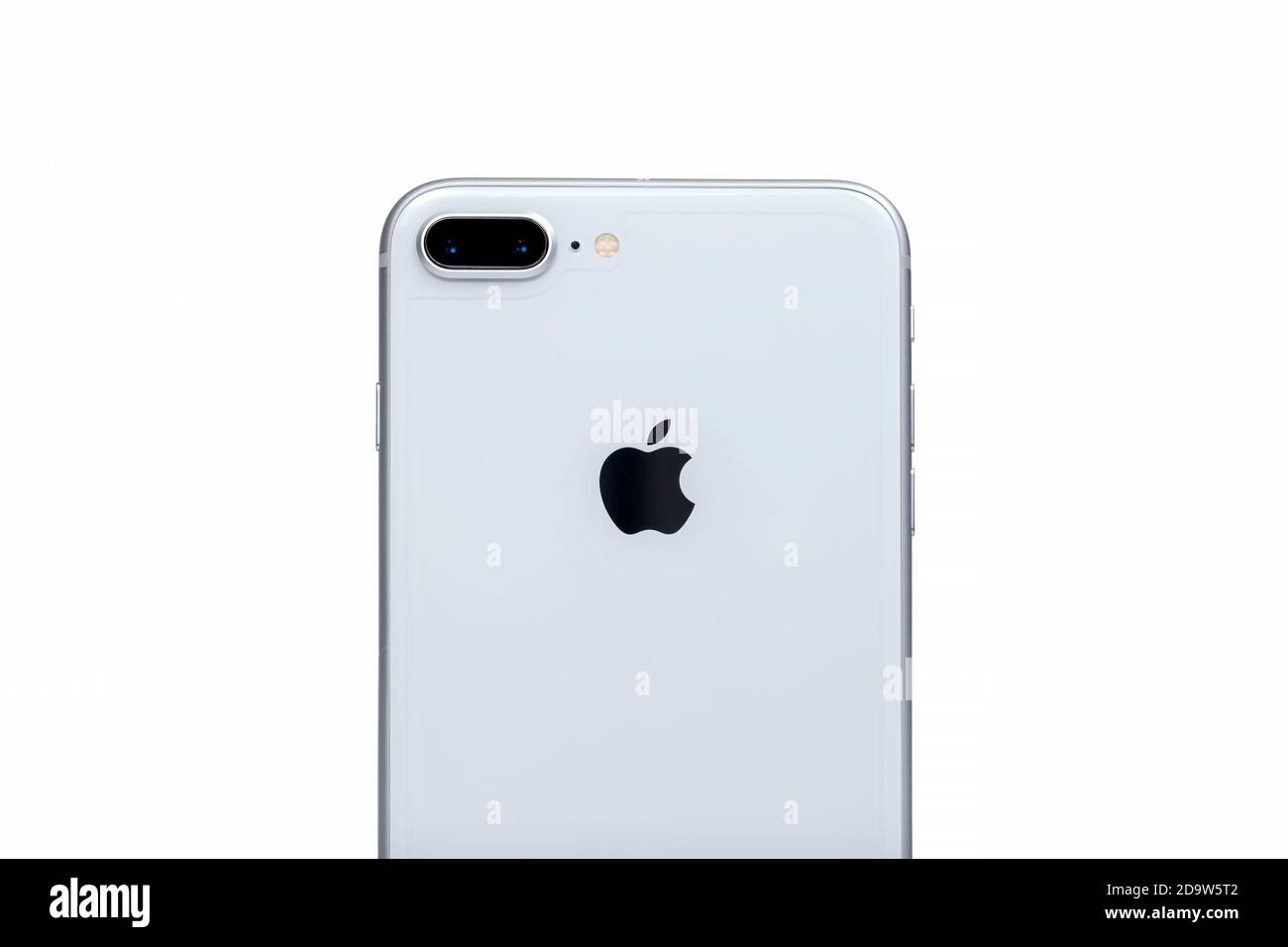 Bangkok, Thailand - 19. November 2017: Die neue Generation der Apple iPhone 8 plus mit Box auf weißem Hintergrund isolieren. iPhone ist die beliebteste von Smar Stockfoto