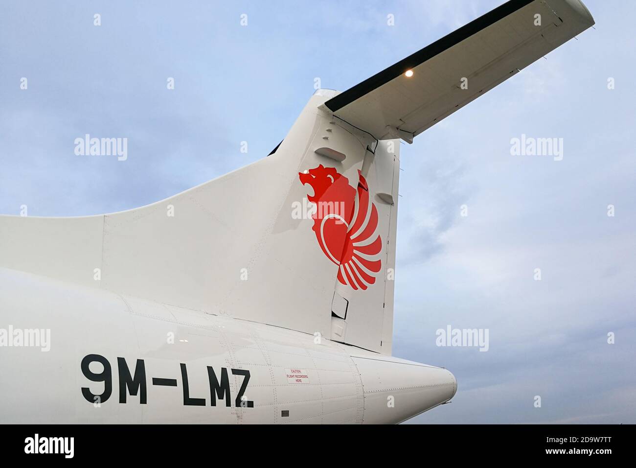 Malindo Airways ist Teil der indonesischen Lion Air Group. Der Name Malindo leitet sich von den Namen Malaysia und Indonesien ab. Stockfoto