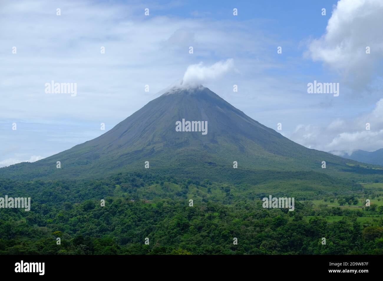 Costa Rica Vulkan Arenal Nationalpark - Vulkan Arenal - Volcan Arenal Stockfoto