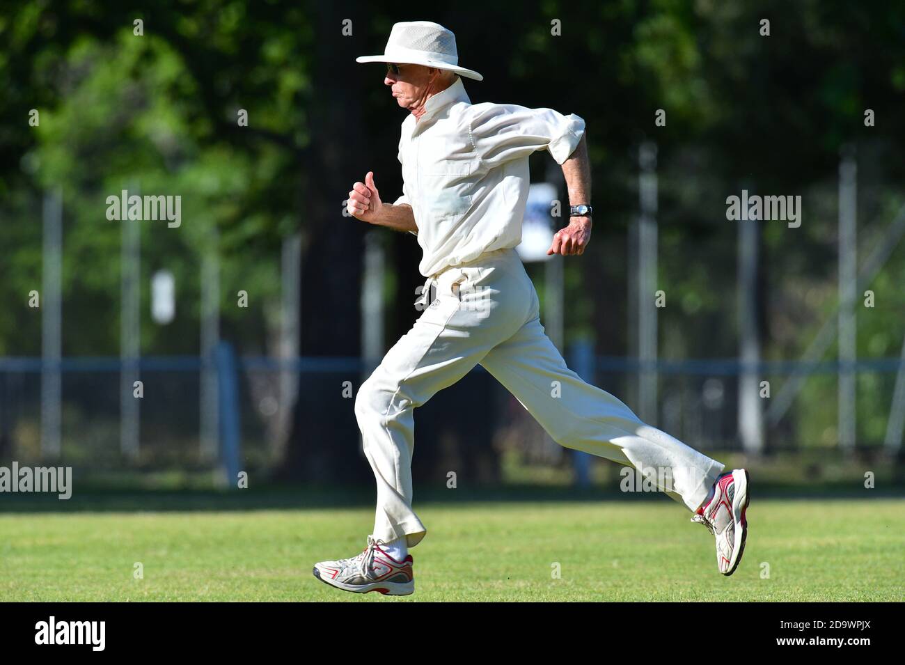 November 2020. Benalla Bushrangers Over Sixties / Wodonga. Stockfoto