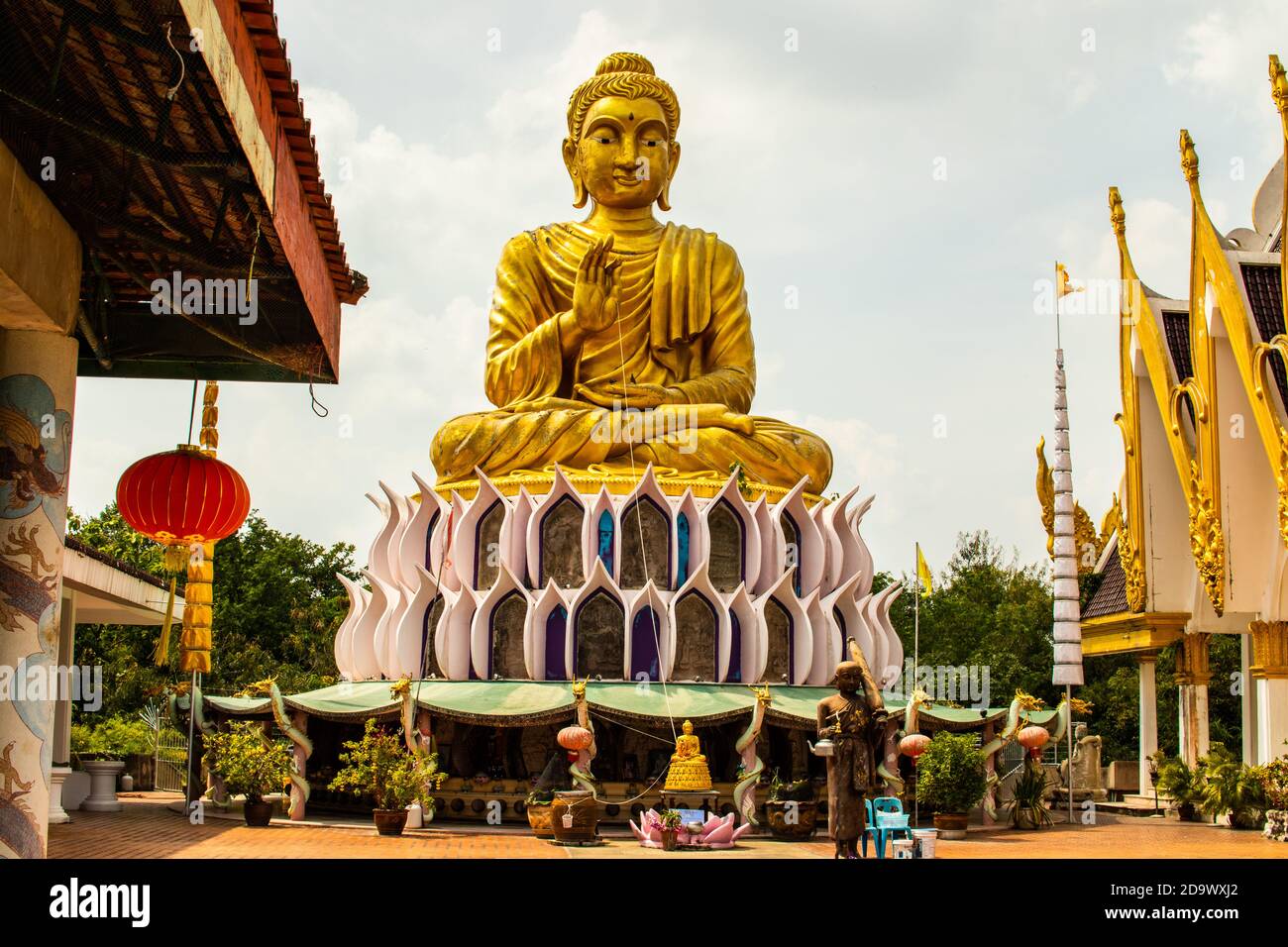 Wat Samphran Drachentempel in Nakhon Pathom Stockfoto