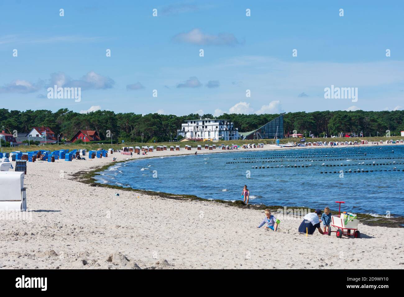 Glowe: Strand, Ostsee, Ostsee, Rügeninsel, Mecklenburg-Vorpommern, Deutschland Stockfoto