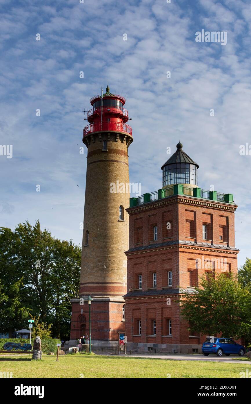Putgarten: Kap Arkona, alter und neuer Leuchtturm, Ostsee, Rügeninsel, Mecklenburg-Vorpommern, Deutschland Stockfoto
