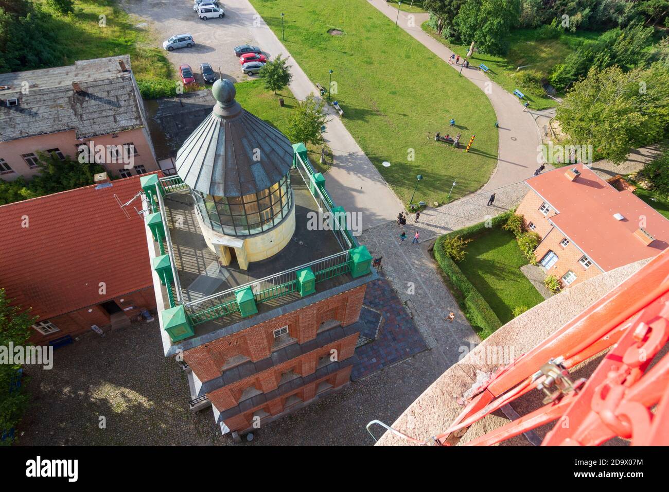 Putgarten: Kap Arkona, Blick vom neuen Leuchtturm auf den alten Leuchtturm, Ostsee, Rügeninsel, Mecklenburg-Vorpommern, Deutschland Stockfoto