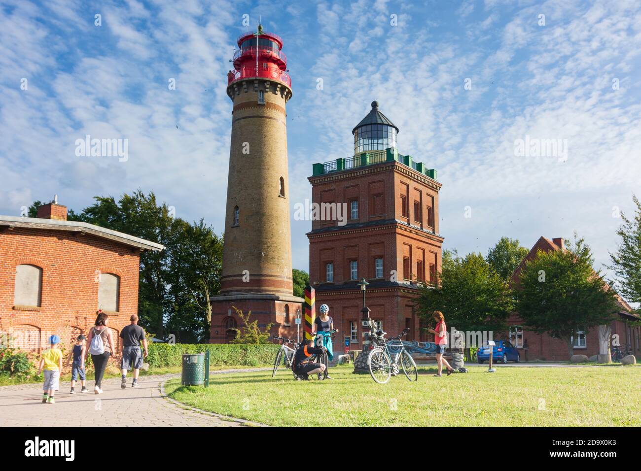 Putgarten: Kap Arkona, alter und neuer Leuchtturm, Ostsee, Rügeninsel, Mecklenburg-Vorpommern, Deutschland Stockfoto