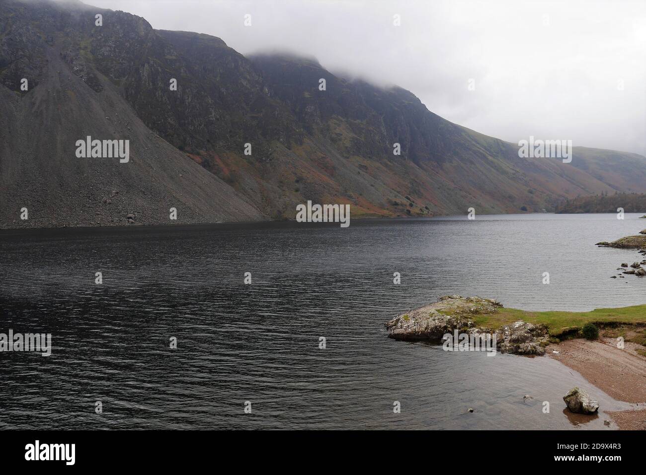 Wastwater and the Screes, Wasdale, Lake District National Park, Cumbria, England, Vereinigtes Königreich Stockfoto