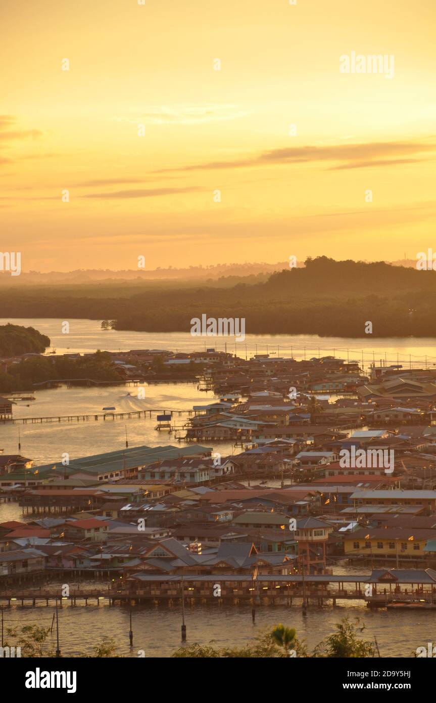 Bander Seri Begawan, BSB Stockfoto