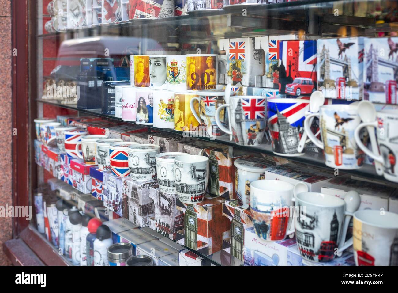 Souvenir shop in London Stockfotografie Alamy