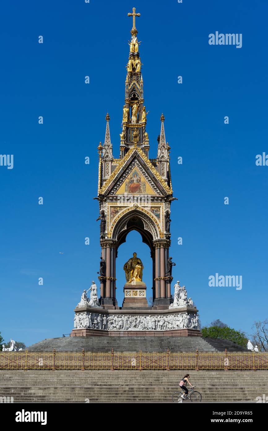 Albert Memorial Hyde Park London Stockfoto