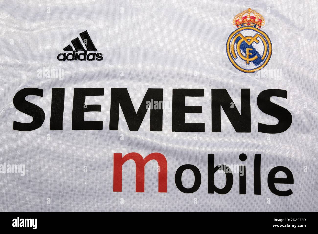 Real Madrid Heimtrikot von 2004 - 2005 Stockfoto