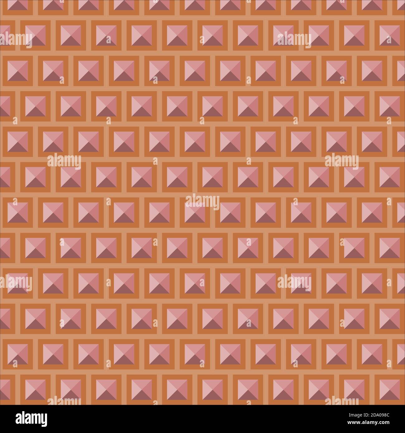 Pyramidenform Hintergrund 3d-Muster Stock Vektor