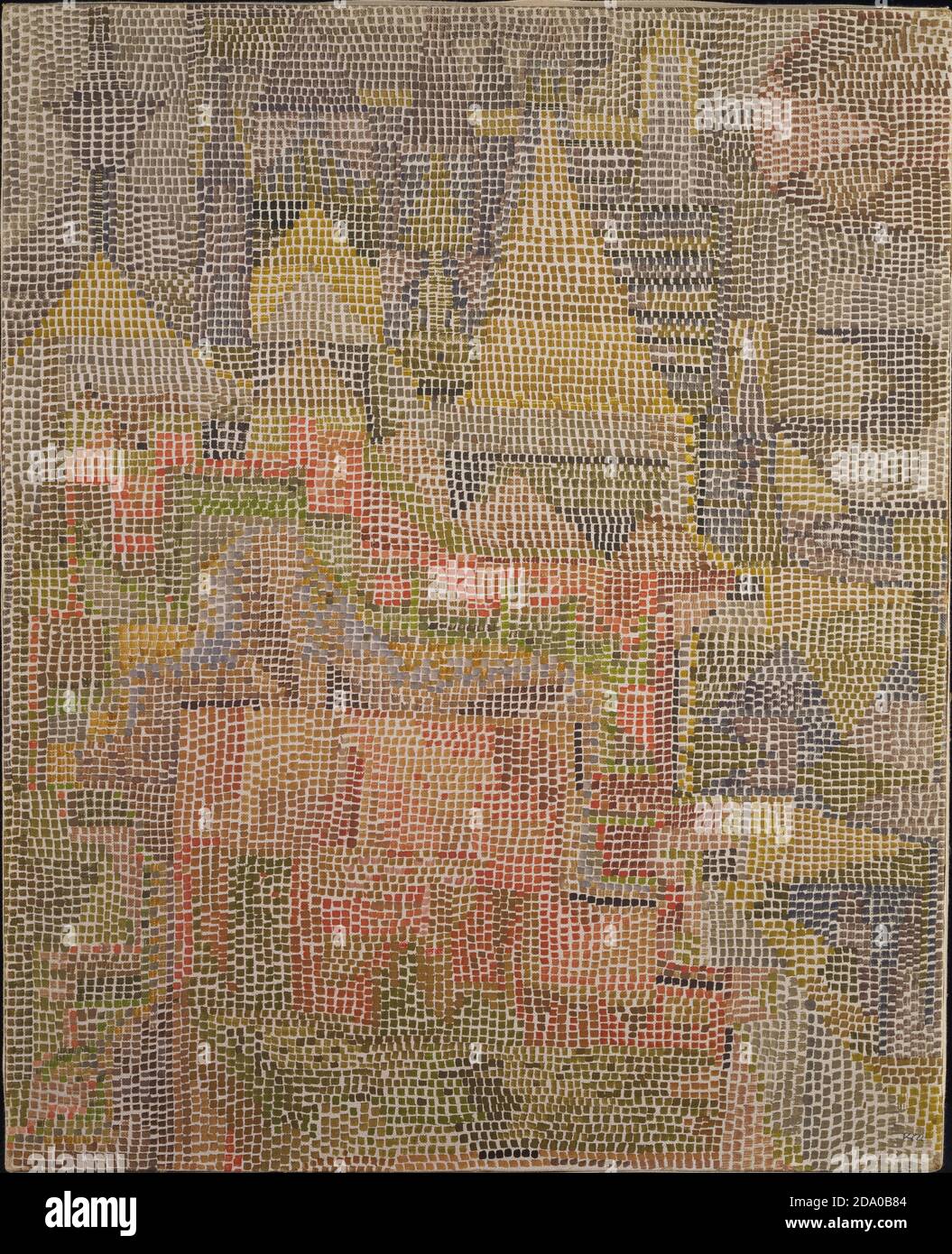 Paul Klee Kunst. Schlossgarten. Sehr hochauflösende Malerei. 1931. Stockfoto