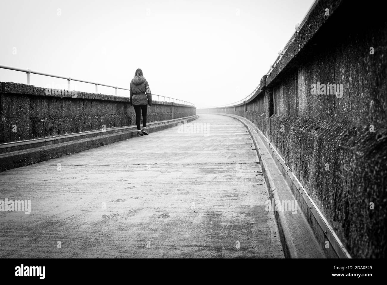 BAITINGS Reservoir and Dam, in der Nähe von Ripponden, West Yorkshire, Großbritannien Stockfoto