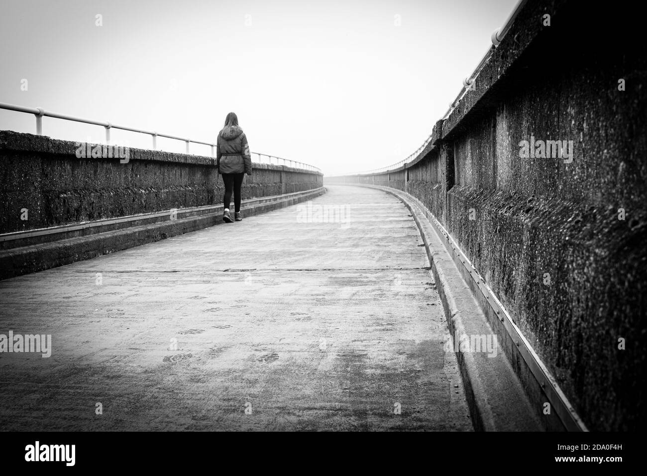 BAITINGS Reservoir and Dam, in der Nähe von Ripponden, West Yorkshire, Großbritannien Stockfoto