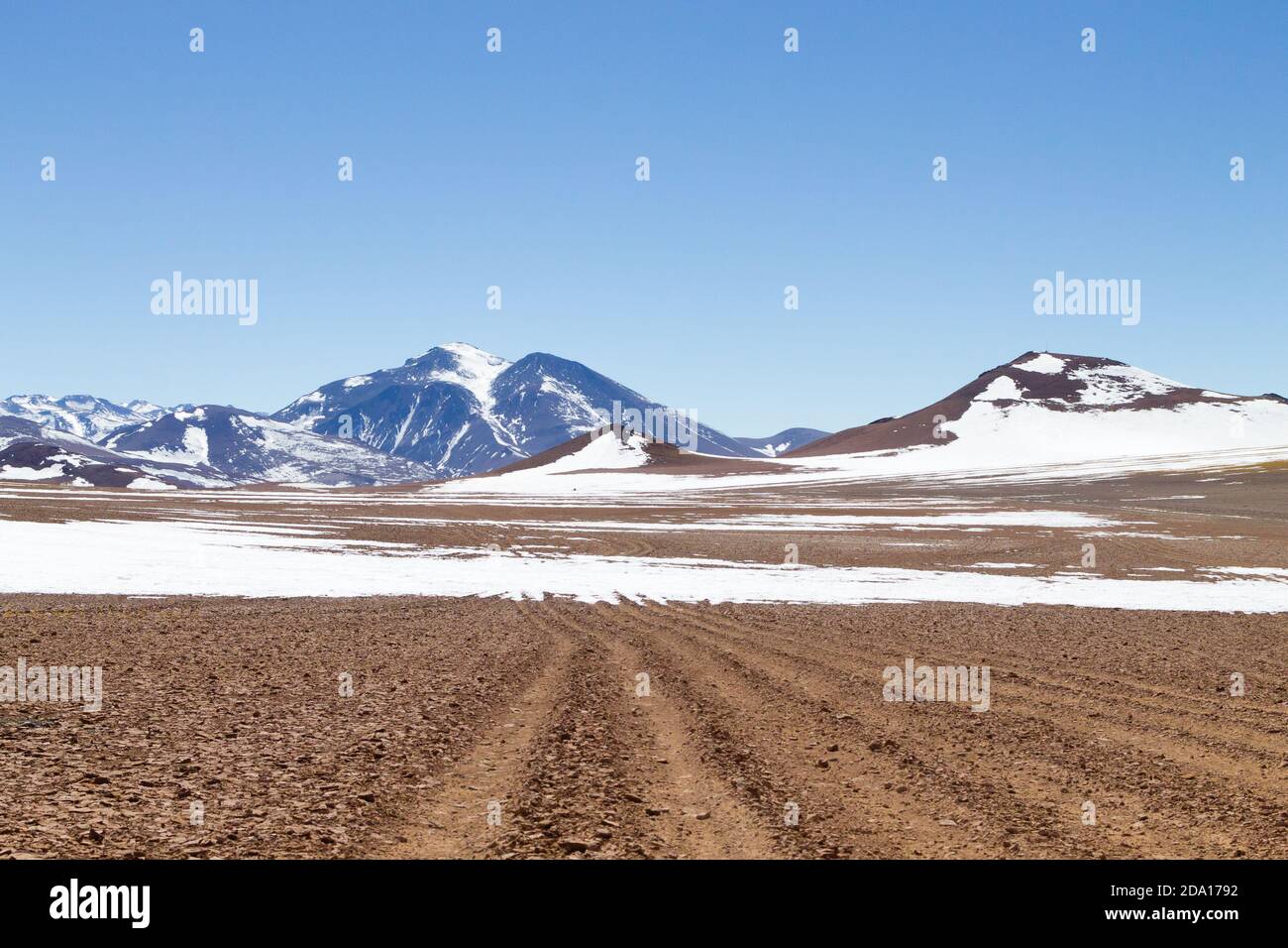 Bolivianischen Landschaft, Salvador Dali Desert View. Schöne Bolivien Stockfoto