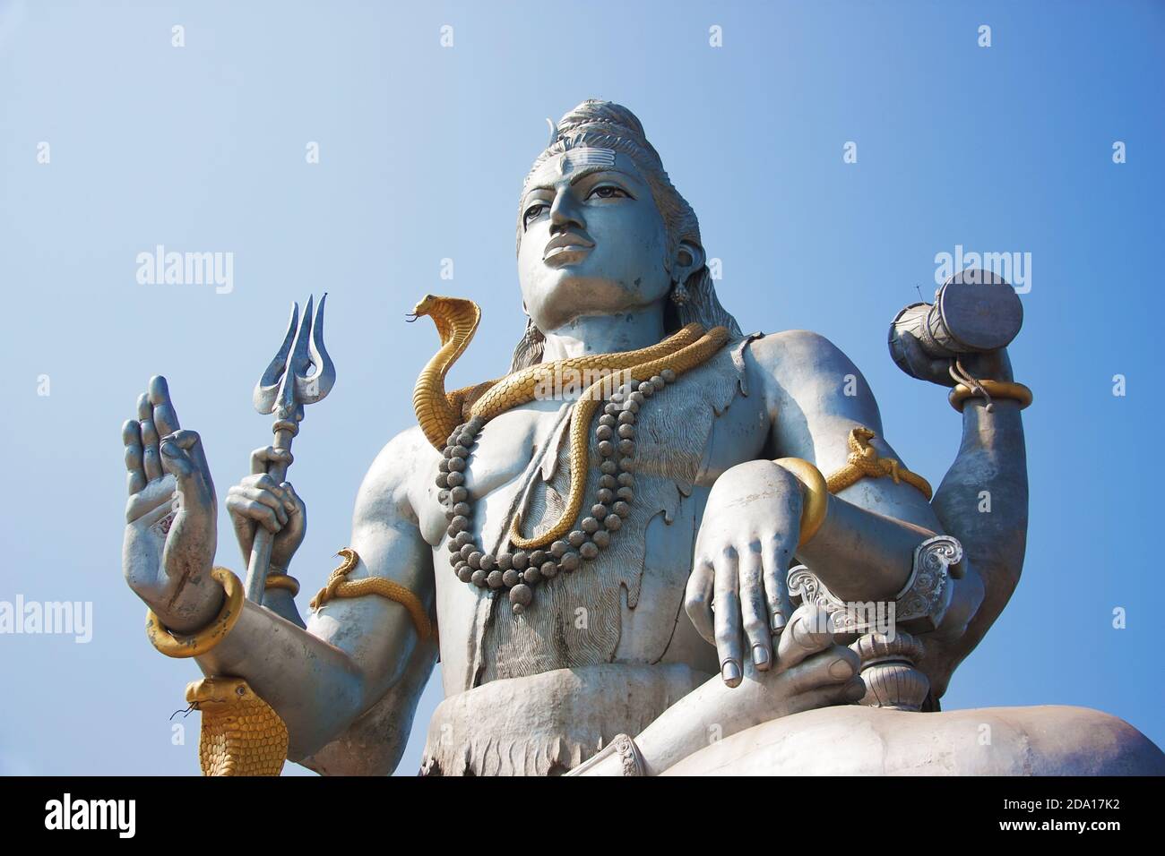 Herr Shiva Statue in Murudeshwar. Karnataka, Indien Stockfoto