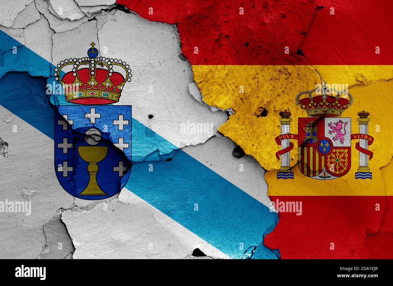 Galicia Flag Stockfotos Und Bilder Kaufen Alamy