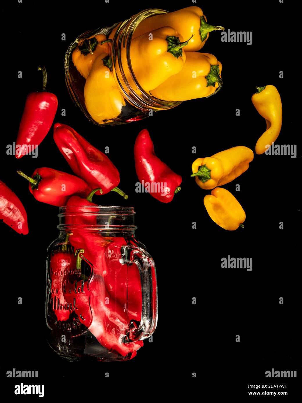 Nur Peppers Stockfoto