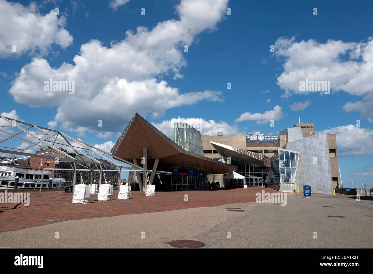 Das New England Aquarium ist ein öffentliches Aquarium in Boston, Massachusetts, USA. 08/01/2020 Stockfoto