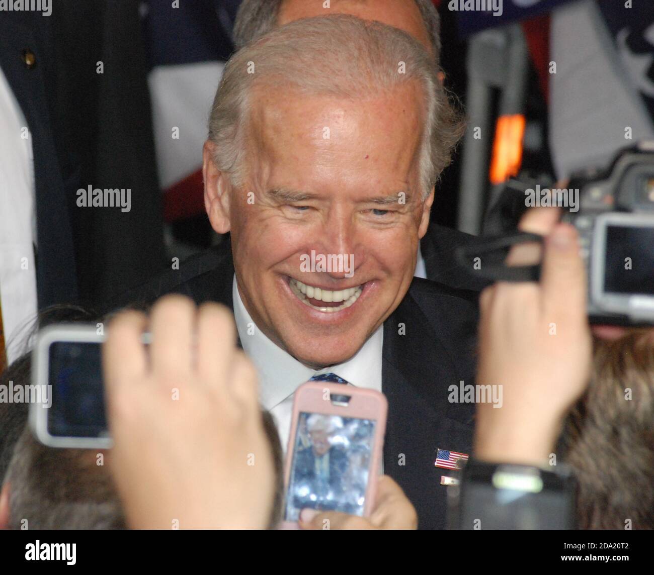 HENDERSON- NV - OKTOBER 17: US-Senator Joe Biden (D-DE) BEI der Obama-Kundgebung. Am 17. Oktober 2008 in Henderson, Nevada. Personen: Joe Biden Kredit: hoo-me.com/MediaPunch Stockfoto