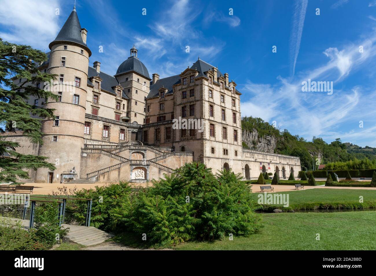 Vizille, Isere, Frankreich (In Der Nähe Von Grenoble) - Schloss Vizille Stockfoto