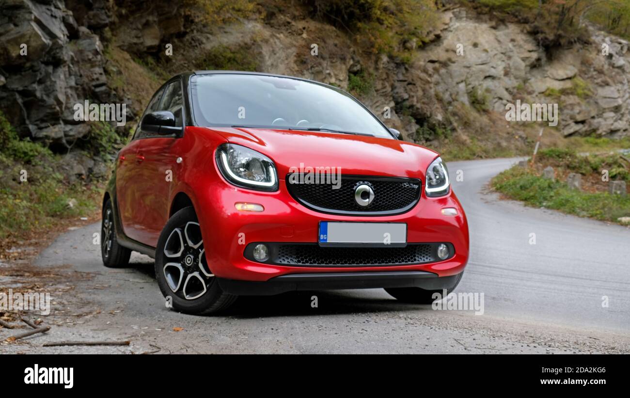 Smart Car Forfour Stockfoto