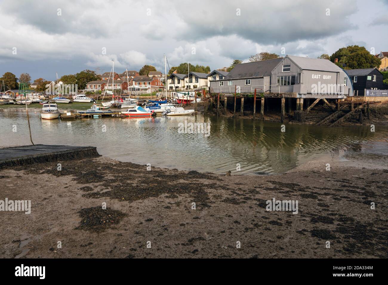 East Quay, Wootton Creek, Fishbourne, Isle of Wight Stockfoto