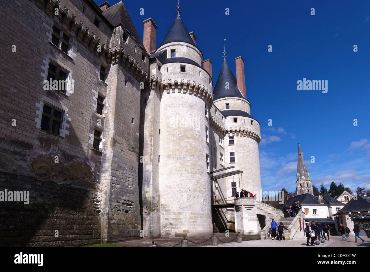 Schloss Langeais Stockfoto