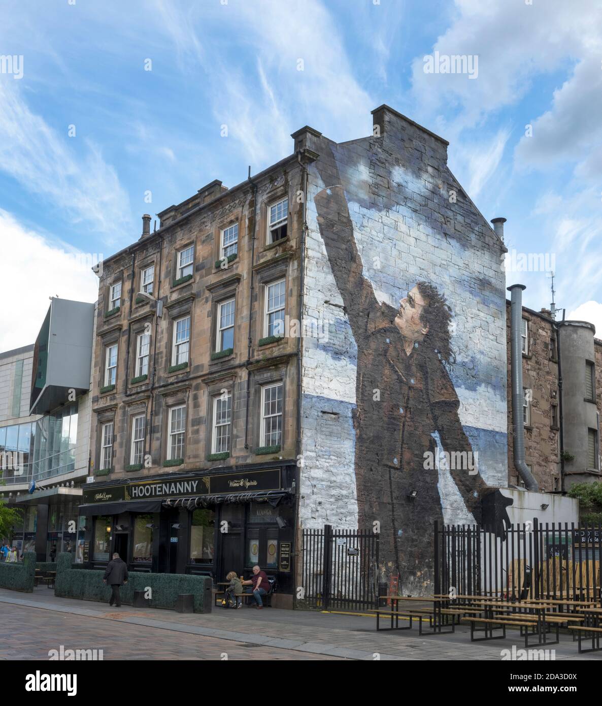 Glasgow Hootenanny Public House, Howard Street, Glasgow, Clydeside, Schottland, Großbritannien Stockfoto