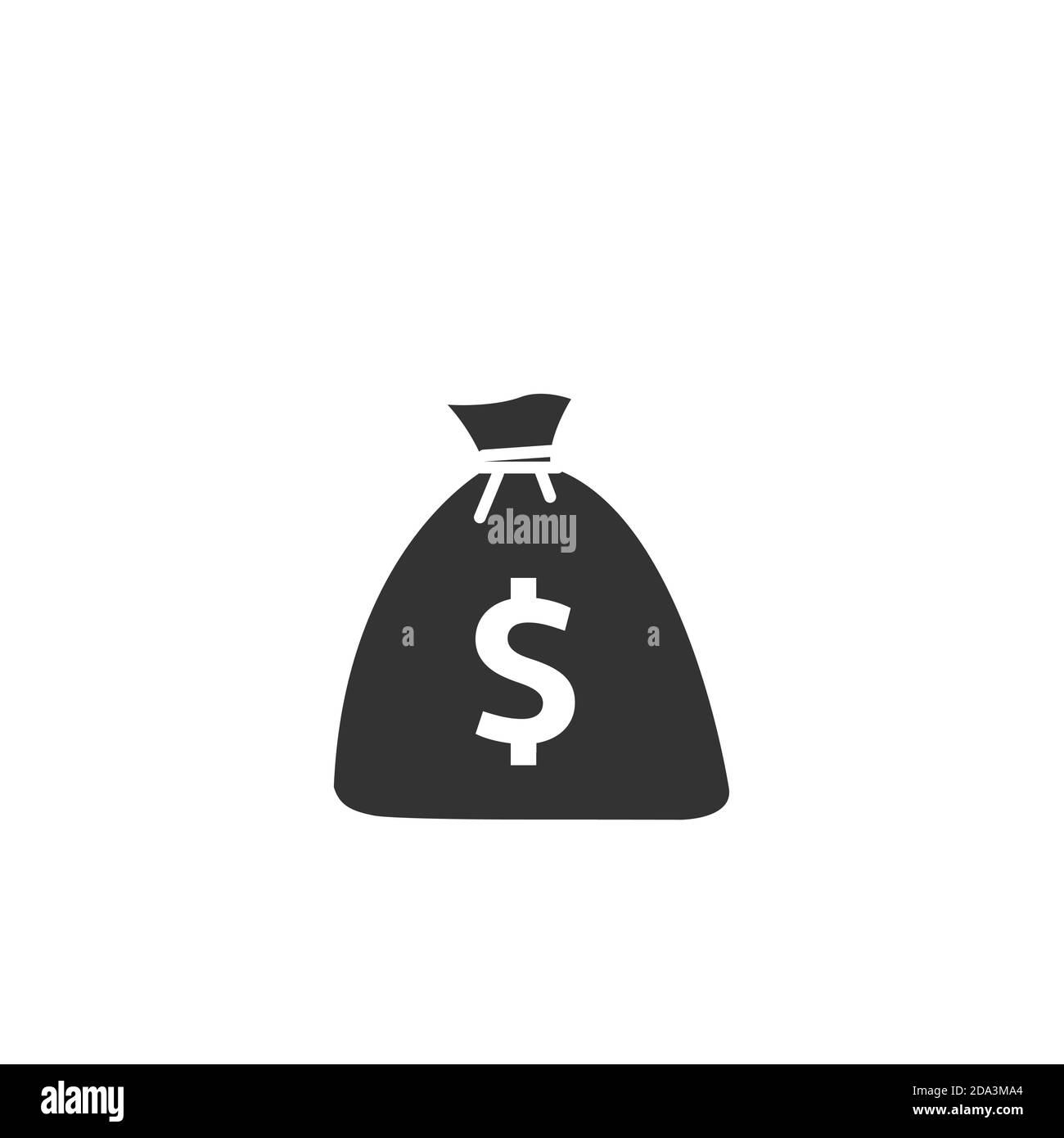 Sack mit Dollar Stock Vektor