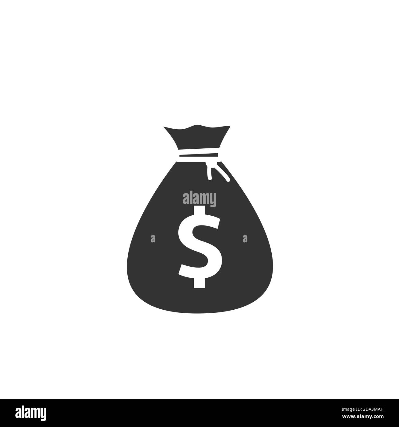 Sack mit Dollar Stock Vektor